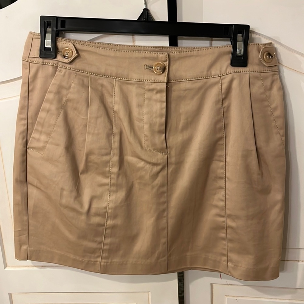 Gap brand khaki mini skirt